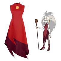 Pelėdos namas Cosplay kostiumas Luz Noceda mokyklos uniforma Amity apranga Edalyn suknelė Helovino vaidmenų žaidimo rinkinys 150 red