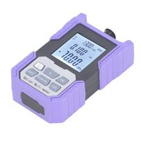 Optical Fiber Power Meter High Accuracy ‑70 to +10dBm Fiber Optic Cable Tester with LED Light