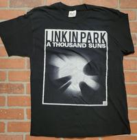 Vintage Y2K Linkin Park A Thousand Suns Band Tour T Shirt Unisex T-Shirt L white