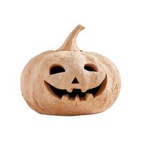 Rankų darbo terakotos moliūgai Helovino moliūgų dekoracijos Jack-o-lanternai Rudens derliaus šventės Helovino vakarėlio dekoracijos brown