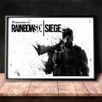 Vaizdo žaidimo „Rainbow Six Siege“ plakatas ir spaudinys, drobė, tapyba, sienų paveikslai, skirti svetainės dekoravimui, namų dekoras be rėmelio 40cm×60cm NoFrame black