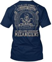 Mécaniciens Tous Les Hommes Naissent Egaux Maid Meilleurs Deviennent Mecaniciens Standard Unisex T-shirt M