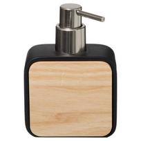 Muilo dozatorius 5five Simply Smart Natureo, uosio medienos, juodas, 200 ml