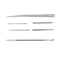 6PCS Paracord Stitching Set Stainless Steel Lacing Needles Smoothing Tool for DIY Paracord Work white