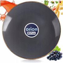 Vakarienė pilka keraminė lėkštė Orion glazūra 27 cm