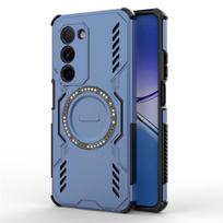 Shockproof Armor Case For Oppo A5 5G Magnetic Adsorption Wireless Charge Cover For Oppo A5 Case For Oppo A5 5G Case 6.67 inch Oppo A5 4G mėlyna