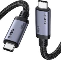 Ugreen Kabelis USB C male - USB C male USB4 240W 1m 40Gbps 16K@60Hz 80Gbps Thunderbolt 4 kompatybilność L706 UGREEN | 6941876263837 | 6941876263837