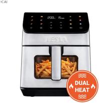 Frytkownica beztłuszczowa Tesla AirCook DualHeat QD65 XXL Cyfrowa frytkownica beztłuszczowa z podwójnym grzaniem (AIRCKQD65XXLBLK) | AIRCKQD65XXLBLK | 8595689807900