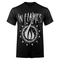 IN FLAMES FLAME Marškinėliai Vyrams Moterims Trumpomis Rankovėmis Medvilniniai Marškinėliai Retro Hip Hop Roko Grupė Y2k Viršutiniai Drabužiai Moterims XXXL įvairiaspalvis