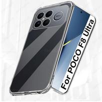Shockproof Armor Case For Xiaomi POCO F8 Ultra POCOF8 Pro Little F8Ultra F8Pro 5G Clear Silicone Phone Cover Transparent Fundas For POCO F8 Pro skaidri