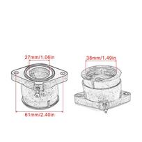 Motorcycle Carburetor Adapter Intake Manifold Glue for Yamaha XT250 XT 250 XT250 Serow 2005-2015 XG250 TRICKER 5XT-13586-00 white