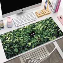 Kawaii frogs Desk Mat Large Gaming Mousepad XXL Cute Mouse Pad Anime Aesthetic Cozi Lofi Plant Green Extended Deskmat x 800x400x2mm gray
