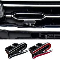 150W1 vnt. Automobilio priekinių grotelių emblema Ženklelis Lipdukai Volkswagen VW Naujas R Logotipas Tiguan L TAYRON TACQUA T-ROC Teramont X Priedai Red&19-21 TAYRON