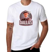 Dallas JR Ewing Marškinėliai Laisvi trumpomis rankovėmis Unisex M gray