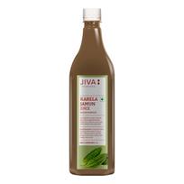 Jiva Karela Jamun Juice | Diabetes Care | 100% Pure & Natural Herbal Juice | Ayurvedic Juice For Immunity Booster For Adults 1L (Pack of 1)
