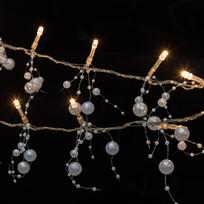 Girlianda 20 LED lempučių 2 m šiltai balta 3xAA baterijos Finnlumor 213549 KLD