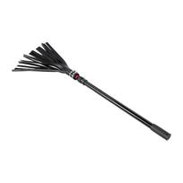 Fire Extinguishing Rubber Mop with 1.3 Meter Telescopic Pole Whip Firefighting Tool for Forest Grassland Fire Control black