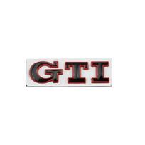 3D Metal Logo GTI Emblem Letters Car Rear Trunk Badge For Volkswagen VW Golf 4 5 6 7 7.5 MK4 MK5 MK6 MK7 GTI Sticker Accessories white