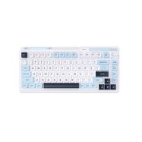 KZZI K75V2 Keyboard Wireless Bluetooth Gaming Silent Switch 82-Key RGB Backlit PBT Keycaps Gasket Blue Light Feather Switch V2 mėlyna