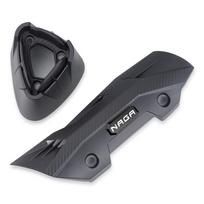 For SYM MMBCU NAGA DRG HUSKY ADX ADV 125 150 155 160 High Temperature Resistance Carbon Fiber Exhaust Pipe Cover  Tail Cover