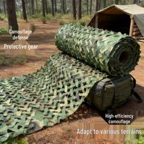 Sunshade Anti-Drone Jungle & Mountain Camouflage Net for Decorative & Greening Use 420D Single Layer balta