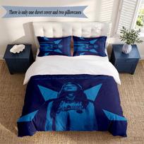 Billie eilish 3‑Piece Bedding Set Soft Microfiber Duvet Cover Pillowcases Comfortable Bed Linen for Bedroom Decoration 140cmx200cm