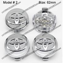 4 vnt. 56mm 60mm 62mm 57mm Automobilio ratlankio centrinės dalies dangtelio lipdukai Aksesuaras Toyota Rav4 Yaris Avensis Corolla Camry crown Ratlankio dangtelis