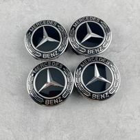 4 vnt. 75 mm ratlankio dangtelio emblemos pakeitimas Mercedes Benz AMG C180 C200 E260 E300 ML350 W23 W204 W20 W210 W211 A1714000025