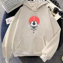Avatar The Last Airbender Prints Hoodie Cotton Soft High Casual Pullovers Women/Men Fashion Autumn Hoody Comfortable Hip Hop Top XXL chaki