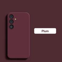 Skirta Samsung A54 5G dėklas Skysto silikono telefono dėklai Samsung Galaxy A54 A 54 5G A55 5G Apsaugantis galinis minkštas dangtelis Galaxy A34 5G brown