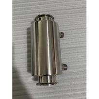 2  OD64mm Triklampis Liegburg Šilumokaitis, Šilumos Surinkėjas Nuolatiniam Distiliavimui Su 1/2  FNPT, Dvigubo Sluoksnio Vamzdynas, H-200mm, SS304 1/2"