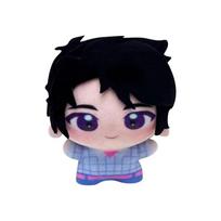 Kpop Demon Hunters Peripheral Q Version Stuffed Plush Toy Doll Cute Cartoon Print Plush Plush Youngsters Sleeping Pillow Doll Gifts About 12cm black