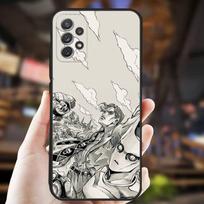 JoJo Bizarre Adventure telefono dėklas Samsung S25, S24, S21, S22, S23, S30, Ultra, S20, Plus, Fe, Lite, Note, 10, 9, 5G Juodas dangtelis Samsung S20lite5G white