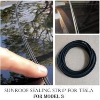 For Tesla 2017-2025 Model Y Juniper X S 3 Highland Door Seal Kit Soundproof Rubber Weather Strip Wind Noise Reduction Kit For Model 3 sunroof gray