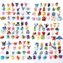 144 vnt. Pokemono mini veiksmo figūrėlių rinkinys – Staigmena akluose dėžutėse, Ideali dovana gerbėjams ir kolekcionieriams (Galimi dublikatai)