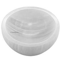 Certified Selenite Bowl to Charge Crystal gray