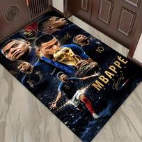 Mbappé kilimas svetainei, miegamajam, namų sofos dekoravimui, vaikų žaidimų neslystantis grindų kilimėlis 40x60cm( 15x23in ) brown