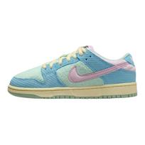 Nike Dunk Low SB PreSchool 'Visty' (Unisex) Blue Gaze / Light Arctic Pink / Bicycle Yellow / Enamel Green / Copa Kids' Skateboarding Shoes 33.5 gray