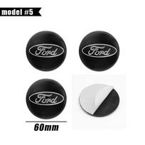 4 vnt. Automobilio rato centrinio dangtelio lipdukai Ženklelis Logotipas Emblema Decal Aksesuarai Ford Focus Fiesta EcoSport ESCORT Mondeo Mustang