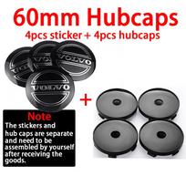 4 vnt. 56/60 mm Automobilio ratų centriniai dangteliai Stebulės dangteliai Pakeičiama emblema Lipdukas Volvo RDESIGN XC60 XC90 V60 V40 XC40 V50 S60 V70 C70