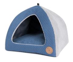 Bella Navy Blue Quilted Shed 40cm x 40cm