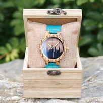 BOBO BIRD Watches Unisex Wooden Case Quartz Wristwatch PU Leather Strap Support Dropshipping LOGO Customize gray
