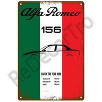 Alfa Bar Retro Skardinis Ženklas Kabinamas Metalinis Ženklas Namų Sienų Dekoras Dekoracija Lėkštės Plakatai Ant Sienos Svetainės Dekoracija Prabanga 20 x 30cm