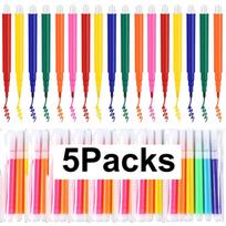 5/10packs Markers 6-color Washable Water Pens for Whiteboard Erasable Coloring Markers Art Painting Tools ZSY multi