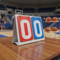 Manual Flip Scoreboard Large Visible Numbers Tabletop Score Turner Smooth Turning Portable 2-digit Yellow Wp yellow