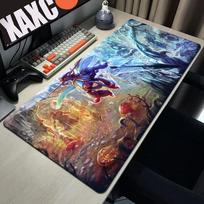 Tibia Didelis žaidimų pelės kilimėlis Kompiuterio pelės kilimėlis PC žaidėjo pelės kilimėlis Nešiojamojo kompiuterio pelės kilimėlis Silikoninis pelės kilimas Klaviatūros kilimėlis Stalo kilimėlis 30cmx80cm(11.8x31.5inch)