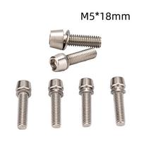 Profesionalūs M5x18MM Dviračio Vairo Laikiklio Varžtai Titano Danga Idealiai Tinka Kalnų Dviračių Vairuotojams A2