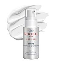 Mitchell USA Ageless Anti Aging Face Sunscreen SPF 45 | UVA/UVB Protect | Vitamin E, Carrot, Soyabean & Lotus Seed Extract | For All Skin Types of white