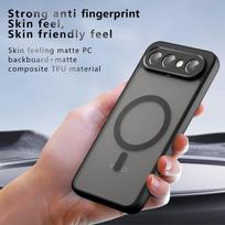For Vivo X300 FE Case Skin Friendly Magnetic Matte Frosted Translucent Airbag Non-yellowing Anti-Fingerprint Cover Vivo X300 FE gray
