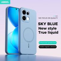 Case For OPPO Reno 16F 16 FS new liquid silicone magnetic skin feel cover For OPPO Reno16 FS Bumper Funda OPPO Reno16 F 5G blue